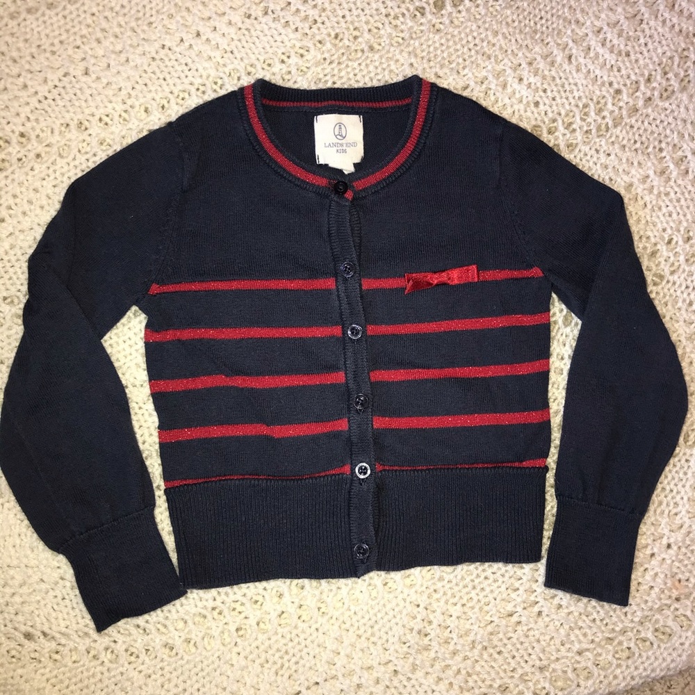 Lot of CARDIGANS (2) Size 4T LANDS’ END